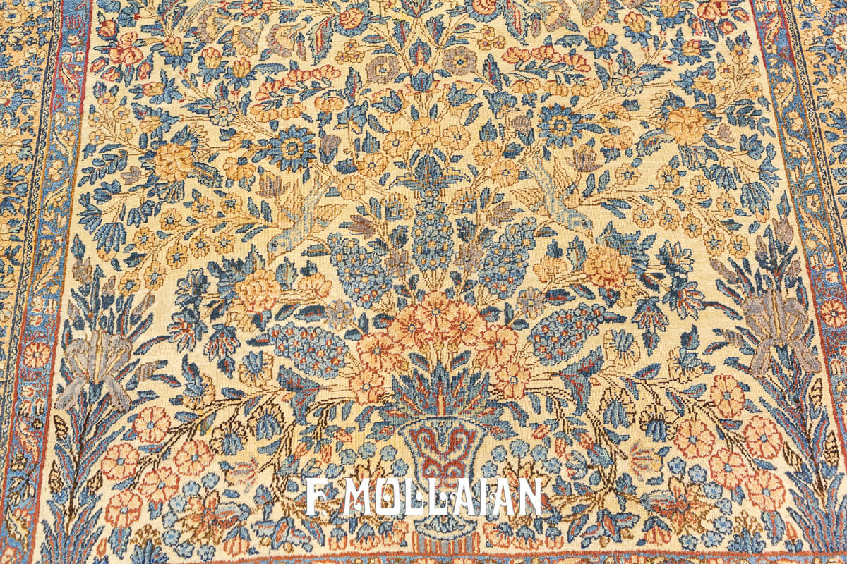 Antique Kerman Rug Beige Color n°:31121259